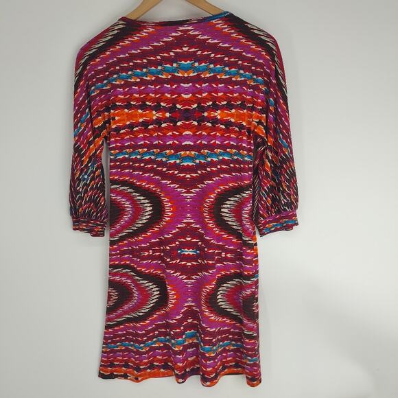 Uncle Frank Shift Tee Shirt Loose Tie Dye Pink Dress Size XS - Picture 4 of 4